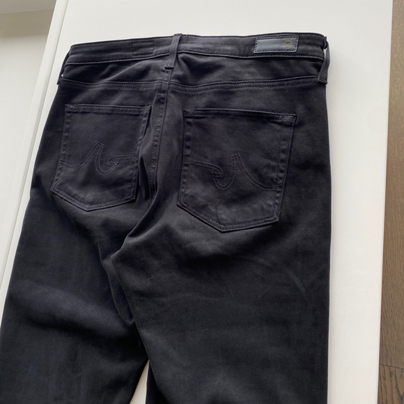 AGOLDE Pima Cigarette Leg Skinny Jean Pants Super Black Size 28R NEW - Picture 6 of 11